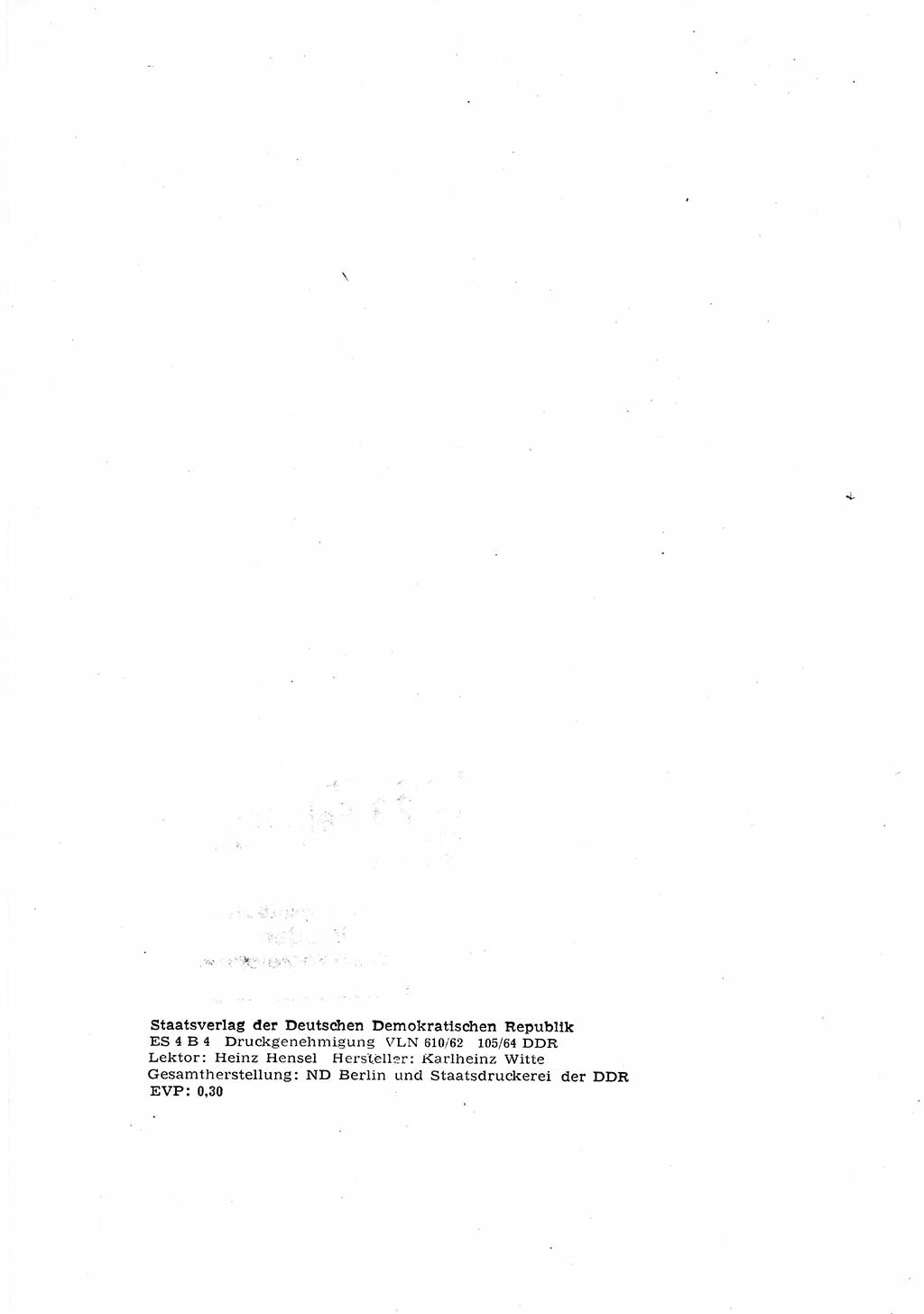 Bestrafung der Nazi- und Kriegsverbrecher [Deutsche Demokratische Republik (DDR)] 1964, Seite 2 (Bestr. Nazi-Kr.-Verbr. DDR 1964, S. 2)
