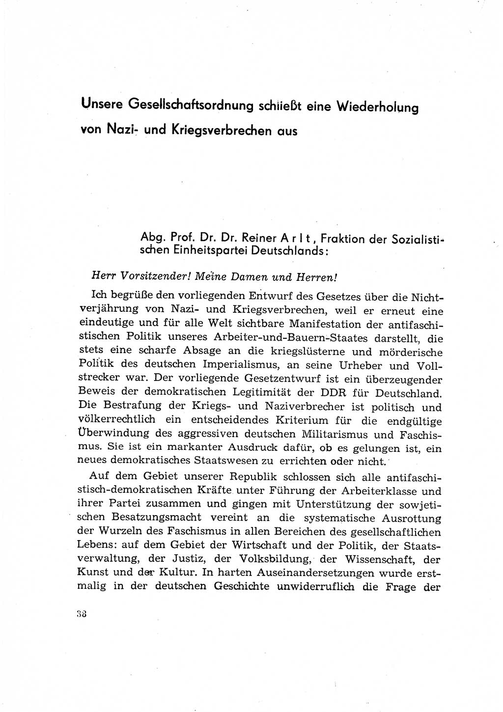 Bestrafung der Nazi- und Kriegsverbrecher [Deutsche Demokratische Republik (DDR)] 1964, Seite 38 (Bestr. Nazi-Kr.-Verbr. DDR 1964, S. 38)