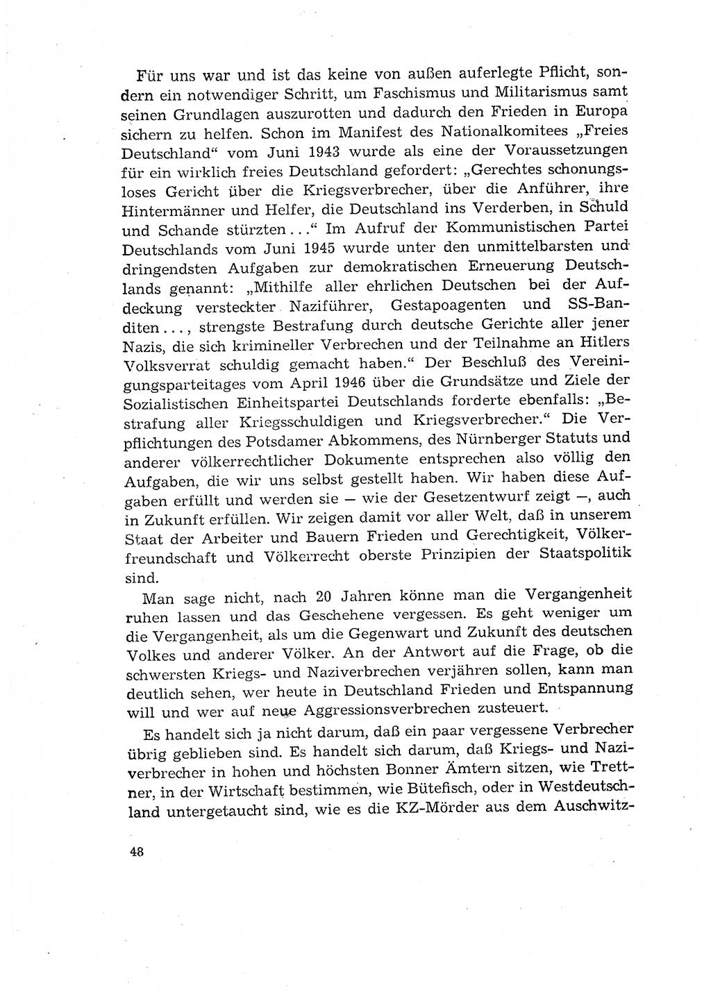 Bestrafung der Nazi- und Kriegsverbrecher [Deutsche Demokratische Republik (DDR)] 1964, Seite 48 (Bestr. Nazi-Kr.-Verbr. DDR 1964, S. 48)