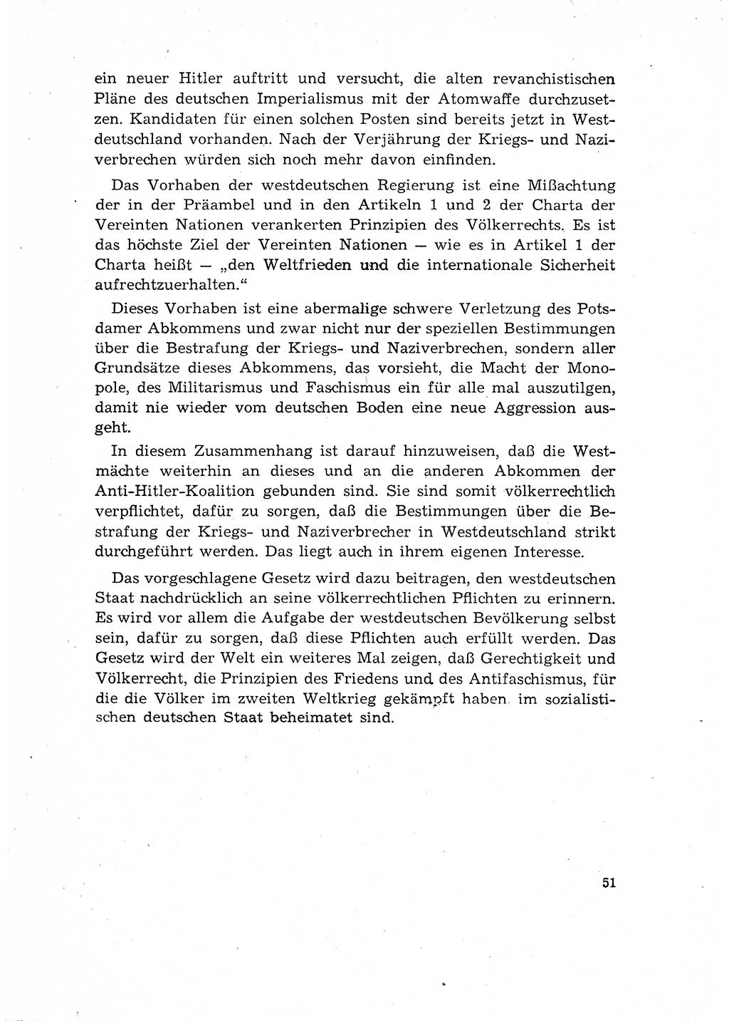 Bestrafung der Nazi- und Kriegsverbrecher [Deutsche Demokratische Republik (DDR)] 1964, Seite 51 (Bestr. Nazi-Kr.-Verbr. DDR 1964, S. 51)
