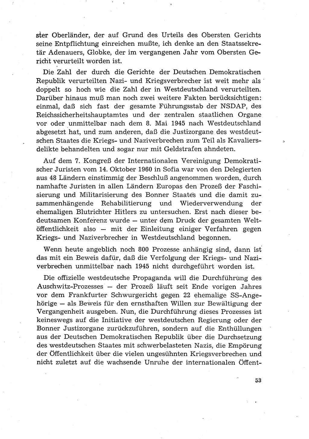 Bestrafung der Nazi- und Kriegsverbrecher [Deutsche Demokratische Republik (DDR)] 1964, Seite 53 (Bestr. Nazi-Kr.-Verbr. DDR 1964, S. 53)