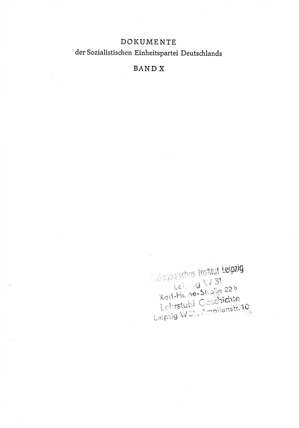 Dokumente der Sozialistischen Einheitspartei Deutschlands (SED) [Deutsche Demokratische Republik (DDR)] 1964-1965, Seite 1 (Dok. SED DDR 1964-1965, S. 1)