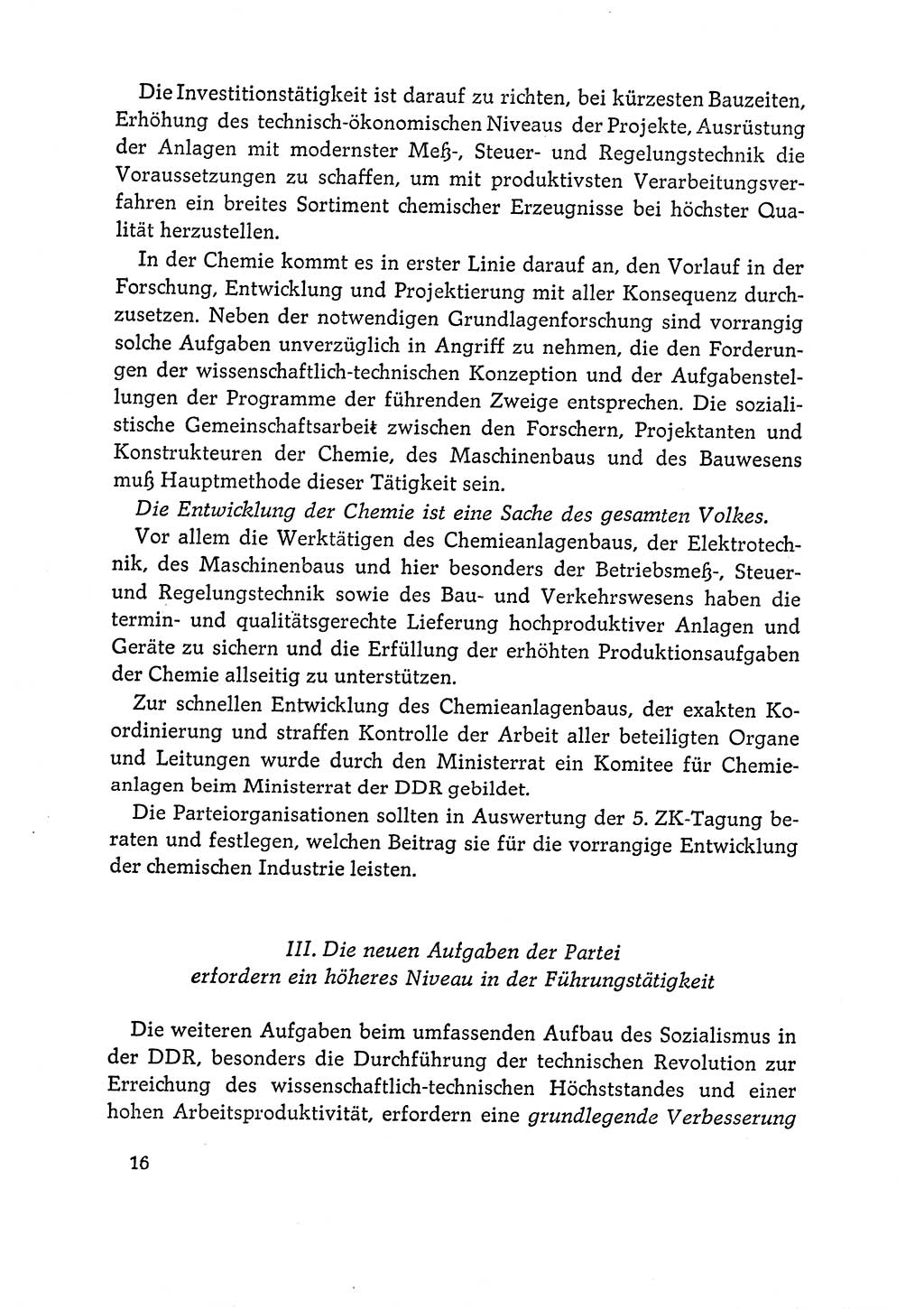 Dokumente der Sozialistischen Einheitspartei Deutschlands (SED) [Deutsche Demokratische Republik (DDR)] 1964-1965, Seite 16 (Dok. SED DDR 1964-1965, S. 16)