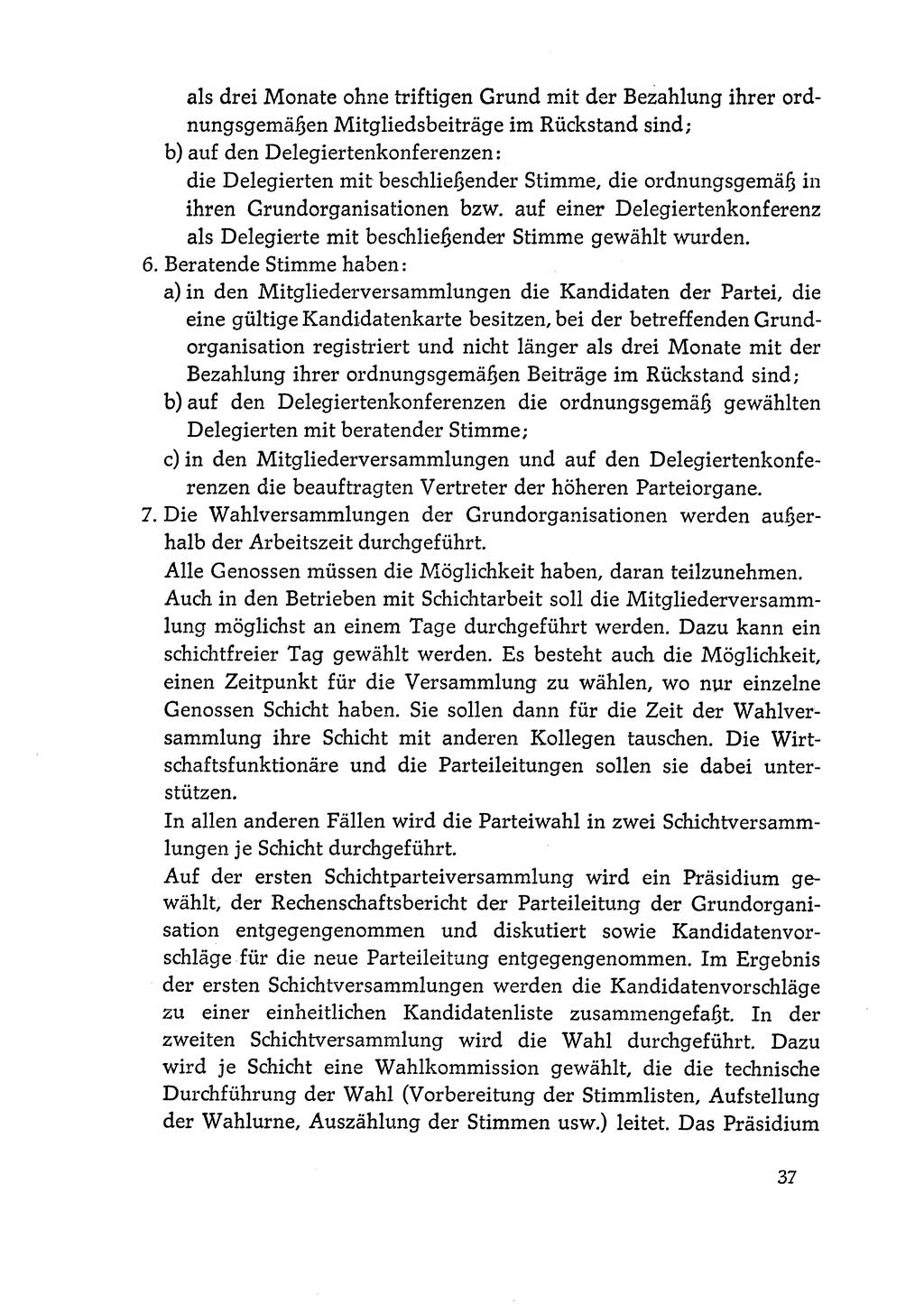 Dokumente der Sozialistischen Einheitspartei Deutschlands (SED) [Deutsche Demokratische Republik (DDR)] 1964-1965, Seite 37 (Dok. SED DDR 1964-1965, S. 37)