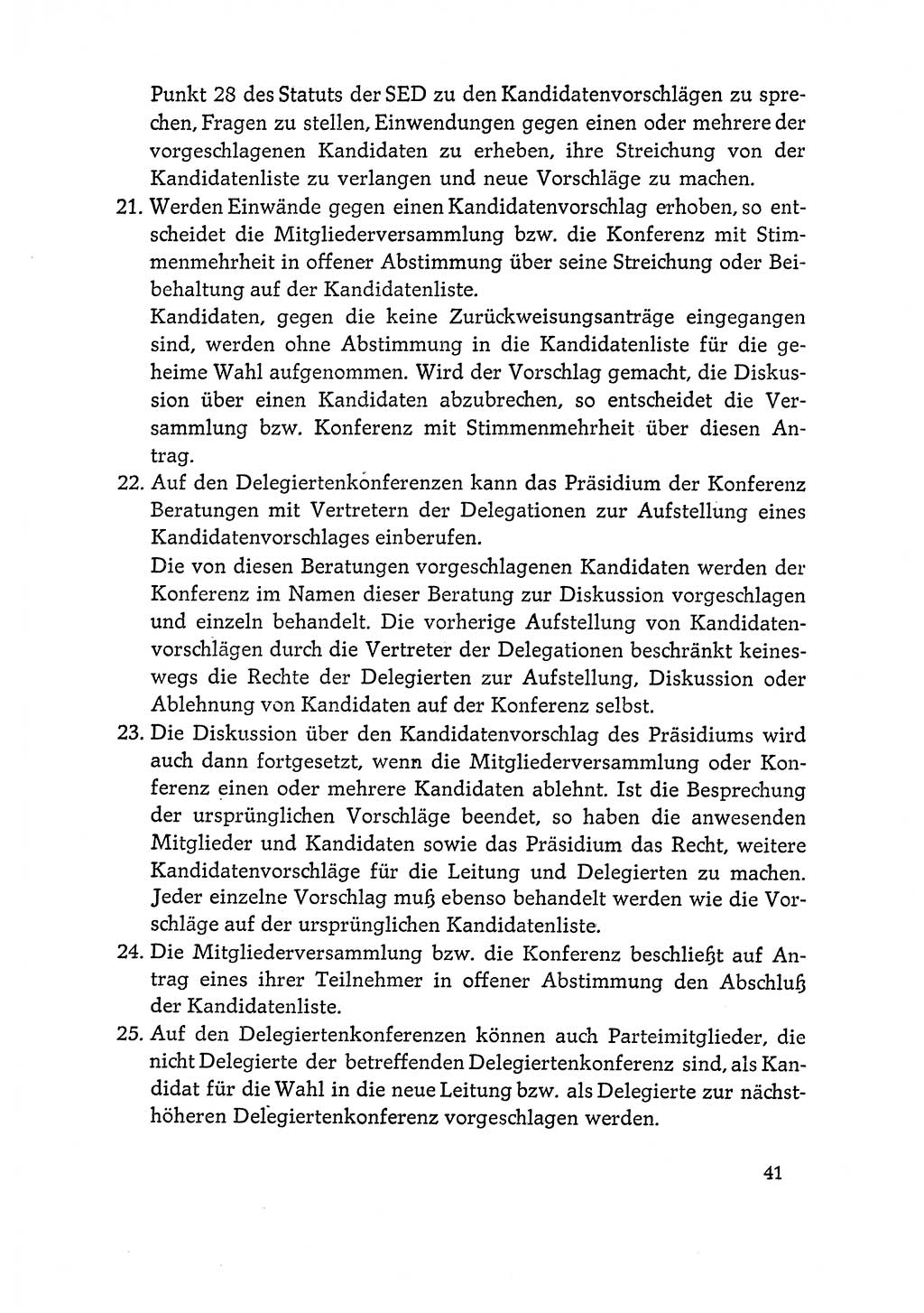 Dokumente der Sozialistischen Einheitspartei Deutschlands (SED) [Deutsche Demokratische Republik (DDR)] 1964-1965, Seite 41 (Dok. SED DDR 1964-1965, S. 41)