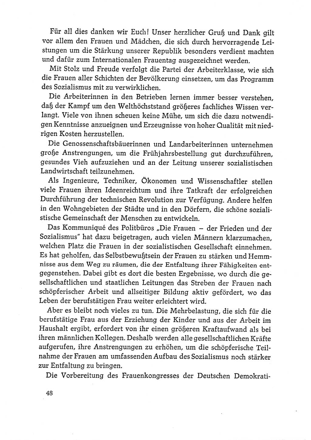 Dokumente der Sozialistischen Einheitspartei Deutschlands (SED) [Deutsche Demokratische Republik (DDR)] 1964-1965, Seite 48 (Dok. SED DDR 1964-1965, S. 48)