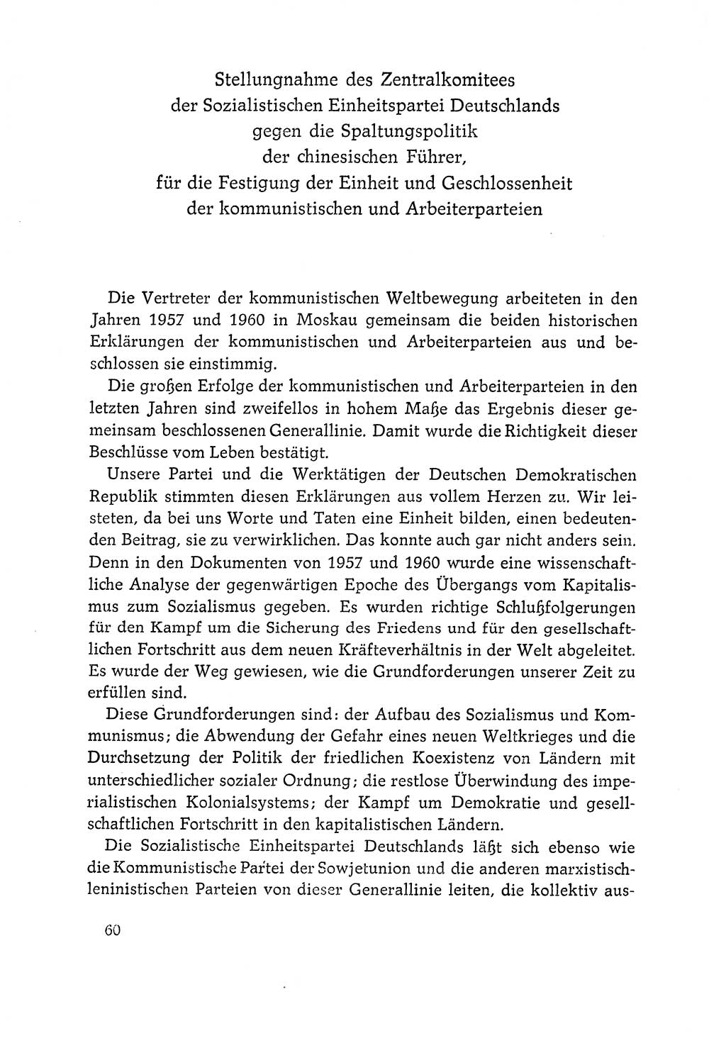 Dokumente der Sozialistischen Einheitspartei Deutschlands (SED) [Deutsche Demokratische Republik (DDR)] 1964-1965, Seite 60 (Dok. SED DDR 1964-1965, S. 60)