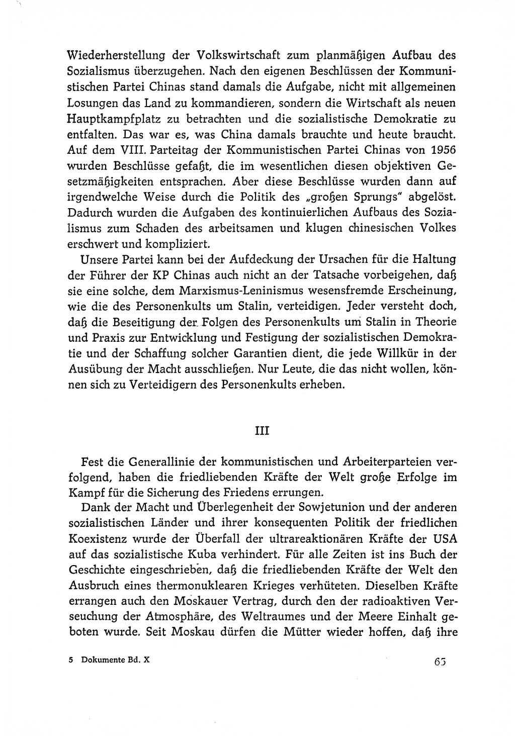 Dokumente der Sozialistischen Einheitspartei Deutschlands (SED) [Deutsche Demokratische Republik (DDR)] 1964-1965, Seite 65 (Dok. SED DDR 1964-1965, S. 65)