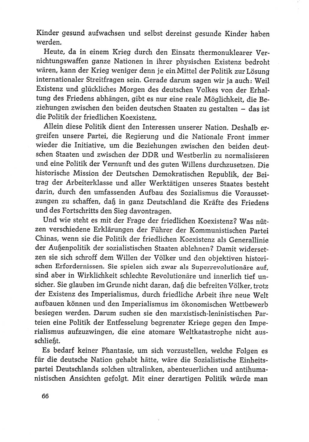 Dokumente der Sozialistischen Einheitspartei Deutschlands (SED) [Deutsche Demokratische Republik (DDR)] 1964-1965, Seite 66 (Dok. SED DDR 1964-1965, S. 66)