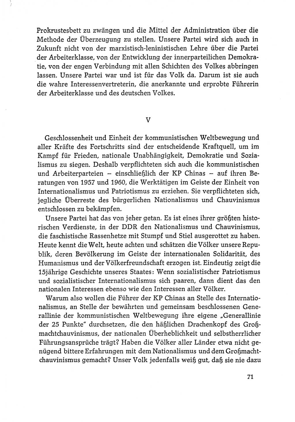Dokumente der Sozialistischen Einheitspartei Deutschlands (SED) [Deutsche Demokratische Republik (DDR)] 1964-1965, Seite 71 (Dok. SED DDR 1964-1965, S. 71)