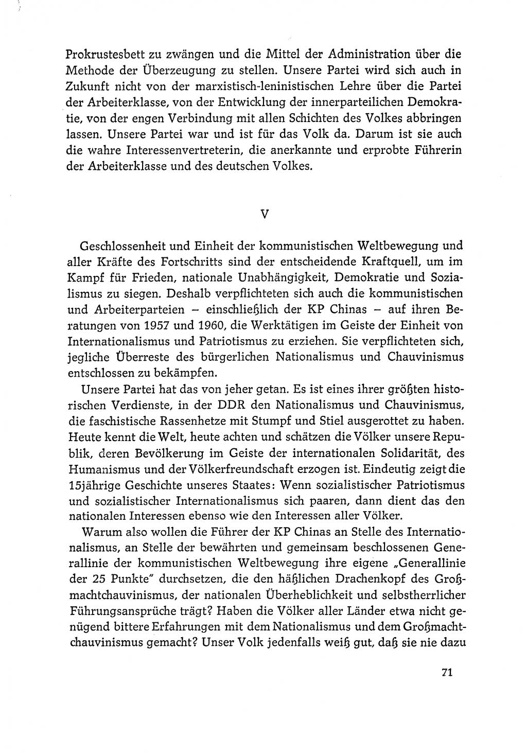 Dokumente der Sozialistischen Einheitspartei Deutschlands (SED) [Deutsche Demokratische Republik (DDR)] 1964-1965, Seite 71 (Dok. SED DDR 1964-1965, S. 71)