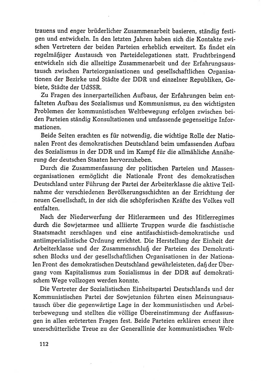 Dokumente der Sozialistischen Einheitspartei Deutschlands (SED) [Deutsche Demokratische Republik (DDR)] 1964-1965, Seite 112 (Dok. SED DDR 1964-1965, S. 112)