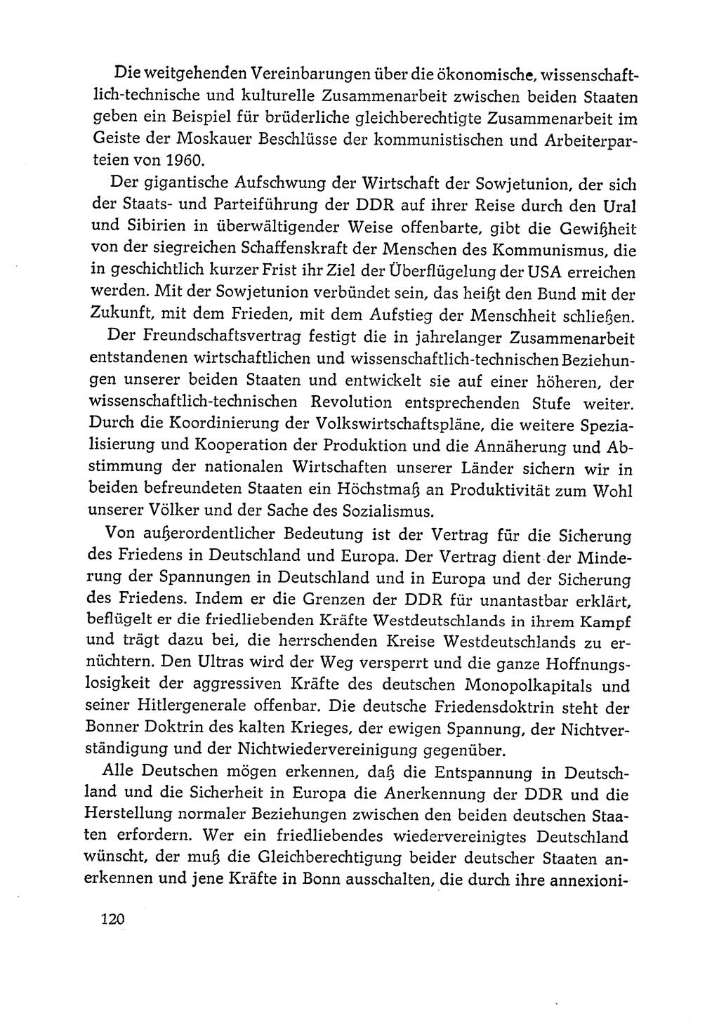 Dokumente der Sozialistischen Einheitspartei Deutschlands (SED) [Deutsche Demokratische Republik (DDR)] 1964-1965, Seite 120 (Dok. SED DDR 1964-1965, S. 120)