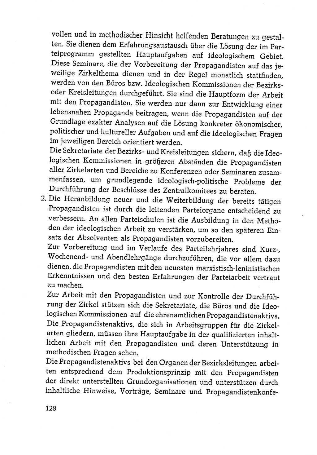 Dokumente der Sozialistischen Einheitspartei Deutschlands (SED) [Deutsche Demokratische Republik (DDR)] 1964-1965, Seite 128 (Dok. SED DDR 1964-1965, S. 128)