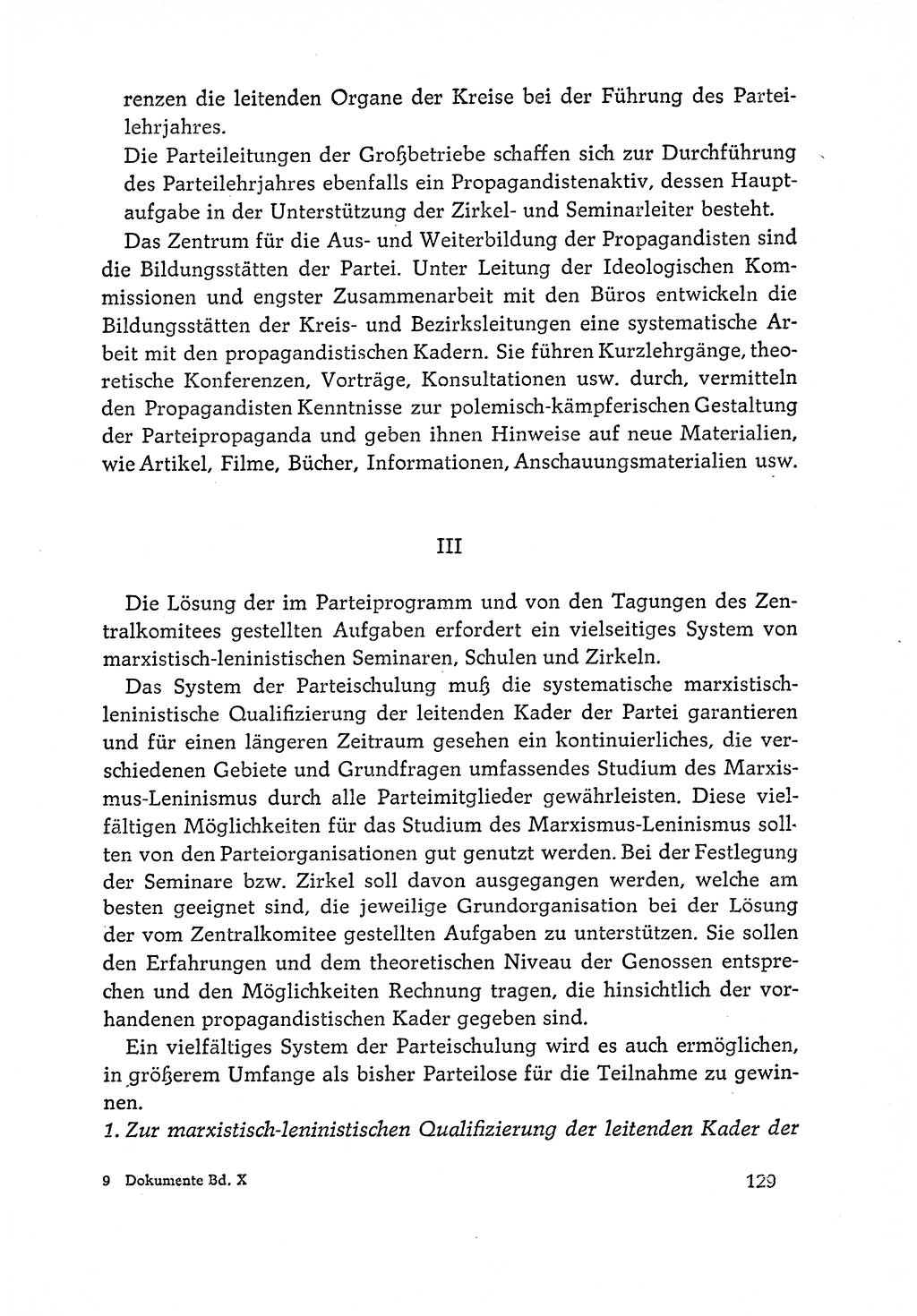 Dokumente der Sozialistischen Einheitspartei Deutschlands (SED) [Deutsche Demokratische Republik (DDR)] 1964-1965, Seite 129 (Dok. SED DDR 1964-1965, S. 129)