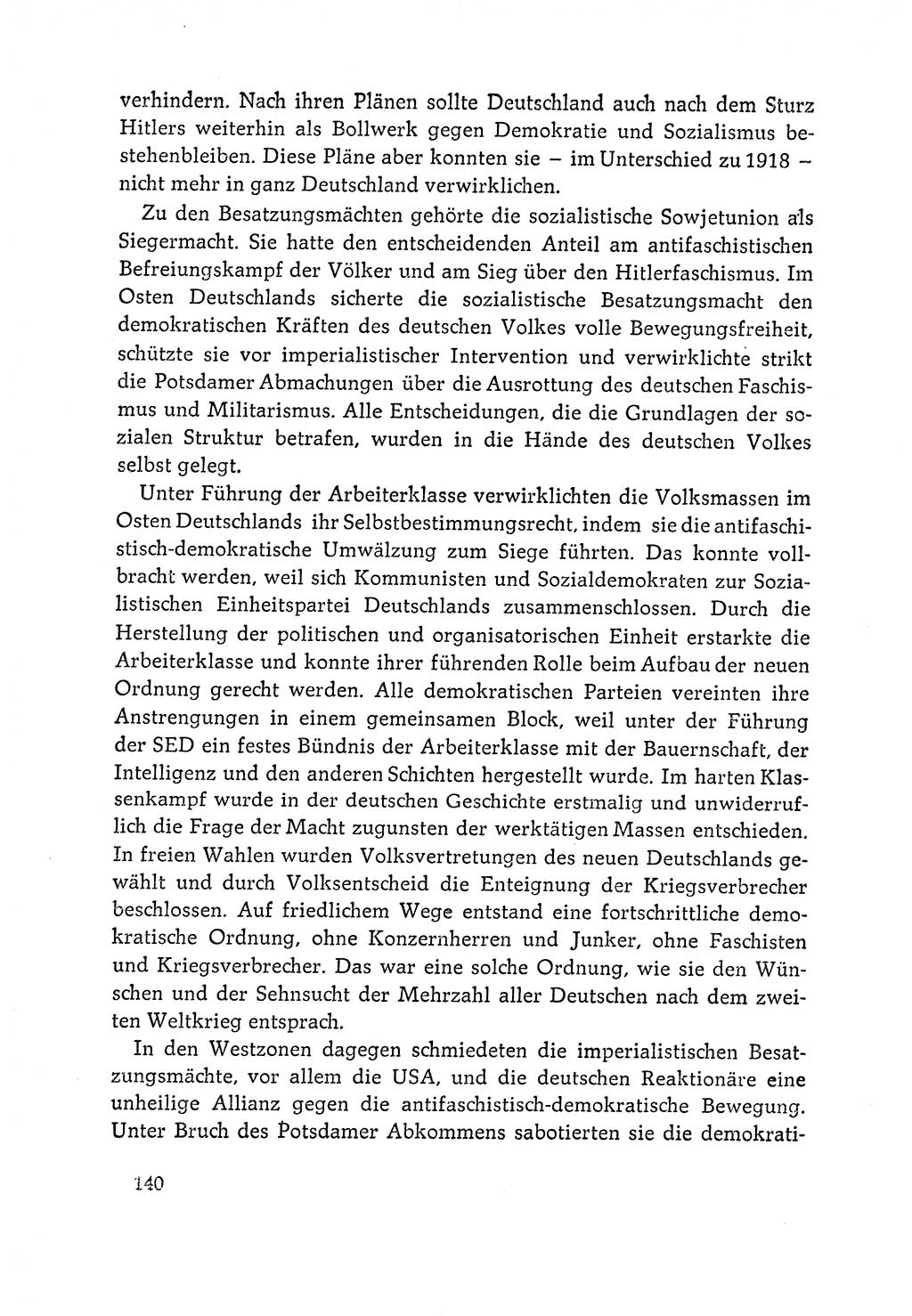 Dokumente der Sozialistischen Einheitspartei Deutschlands (SED) [Deutsche Demokratische Republik (DDR)] 1964-1965, Seite 140 (Dok. SED DDR 1964-1965, S. 140)