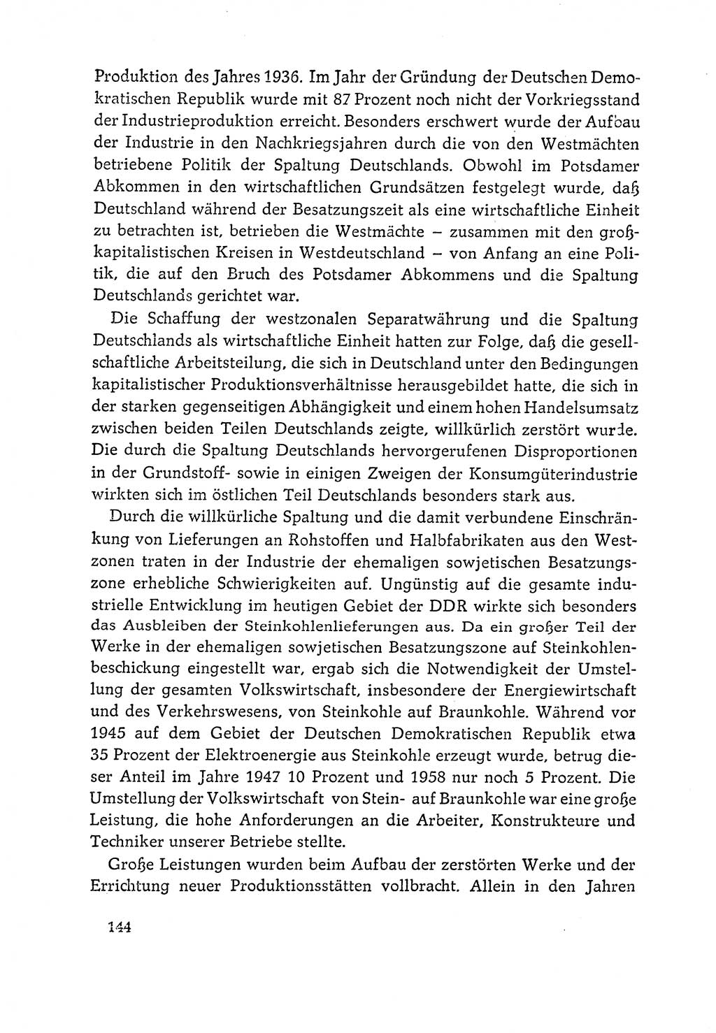 Dokumente der Sozialistischen Einheitspartei Deutschlands (SED) [Deutsche Demokratische Republik (DDR)] 1964-1965, Seite 144 (Dok. SED DDR 1964-1965, S. 144)