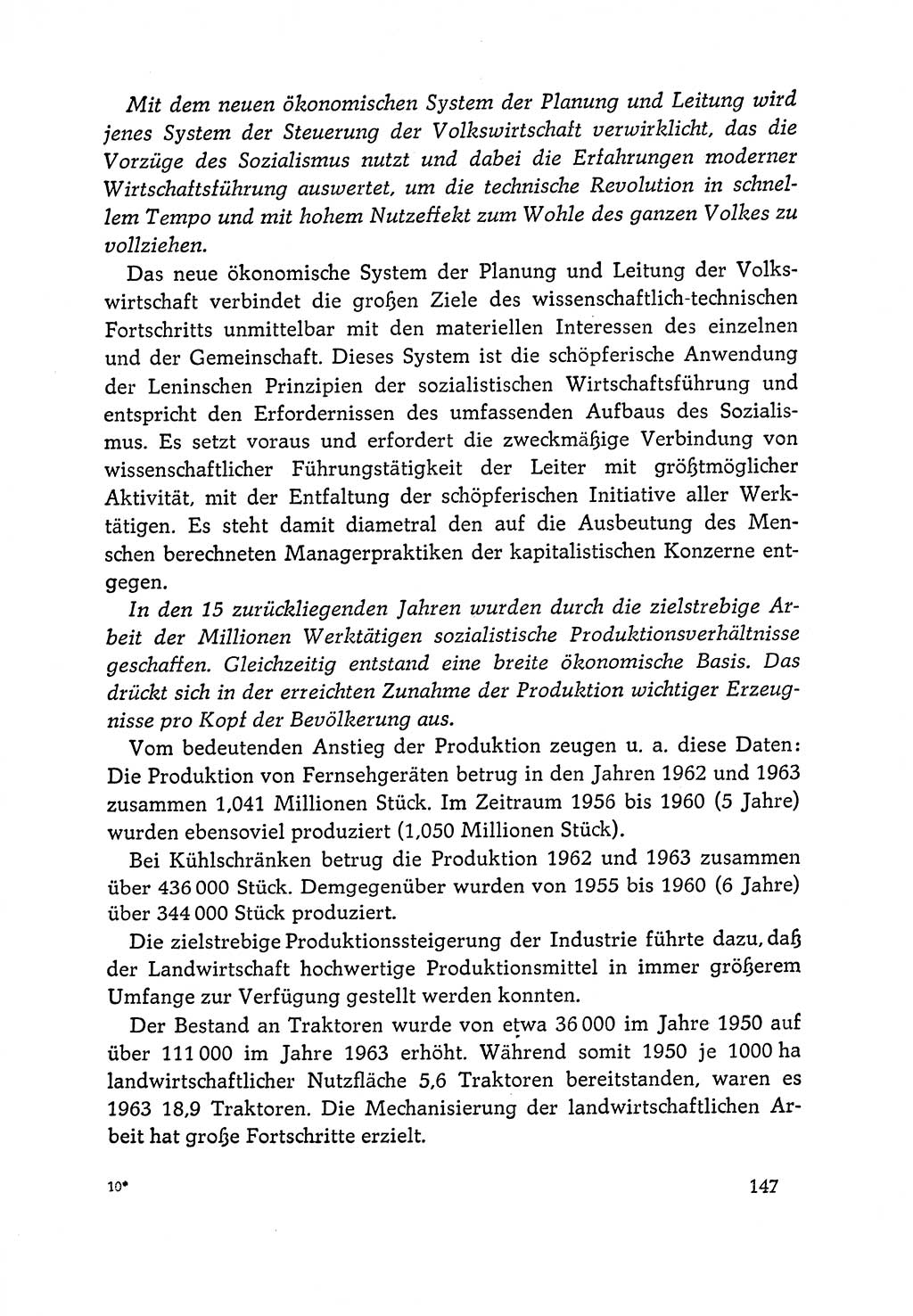 Dokumente der Sozialistischen Einheitspartei Deutschlands (SED) [Deutsche Demokratische Republik (DDR)] 1964-1965, Seite 147 (Dok. SED DDR 1964-1965, S. 147)