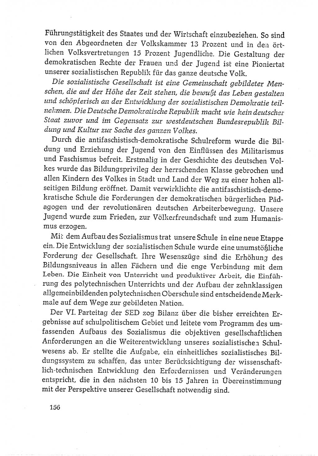 Dokumente der Sozialistischen Einheitspartei Deutschlands (SED) [Deutsche Demokratische Republik (DDR)] 1964-1965, Seite 156 (Dok. SED DDR 1964-1965, S. 156)