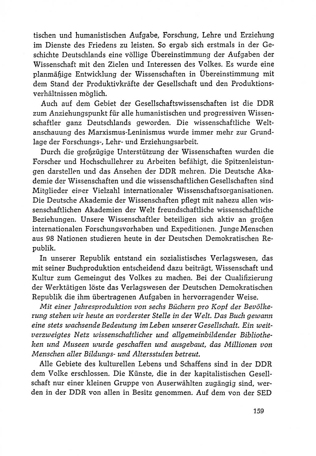 Dokumente der Sozialistischen Einheitspartei Deutschlands (SED) [Deutsche Demokratische Republik (DDR)] 1964-1965, Seite 159 (Dok. SED DDR 1964-1965, S. 159)