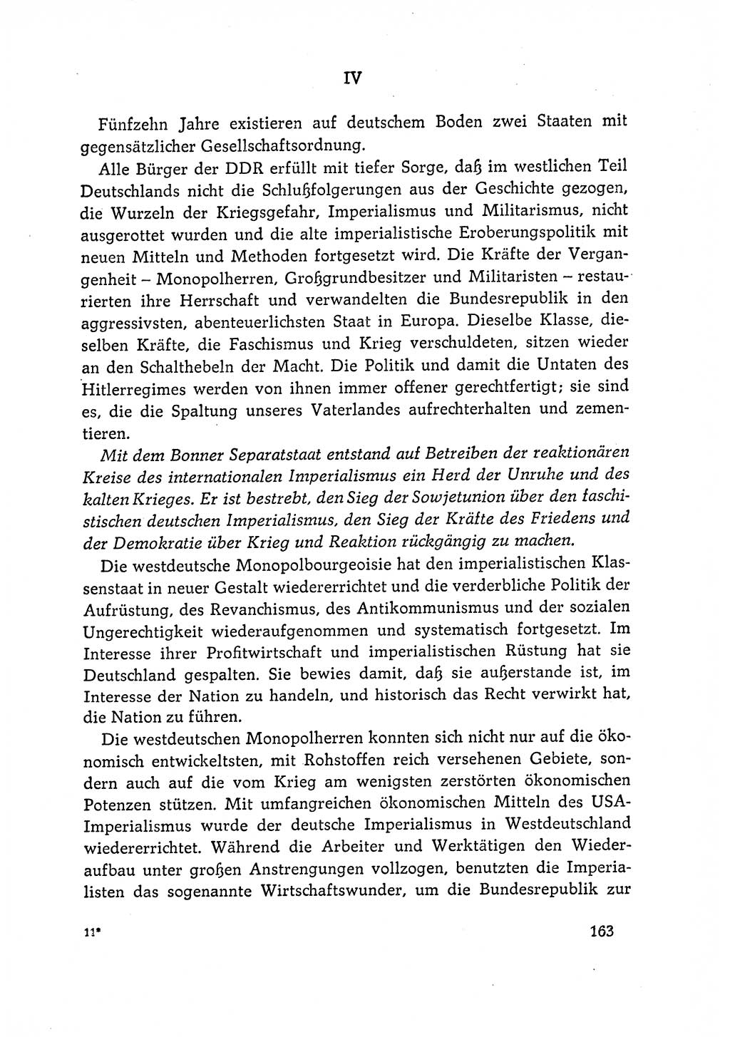 Dokumente der Sozialistischen Einheitspartei Deutschlands (SED) [Deutsche Demokratische Republik (DDR)] 1964-1965, Seite 163 (Dok. SED DDR 1964-1965, S. 163)