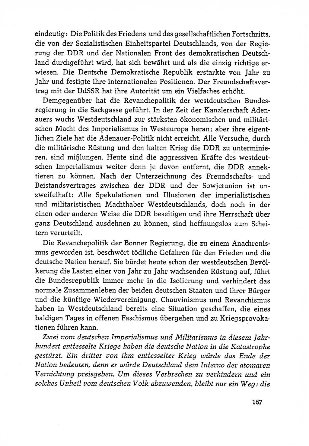 Dokumente der Sozialistischen Einheitspartei Deutschlands (SED) [Deutsche Demokratische Republik (DDR)] 1964-1965, Seite 167 (Dok. SED DDR 1964-1965, S. 167)