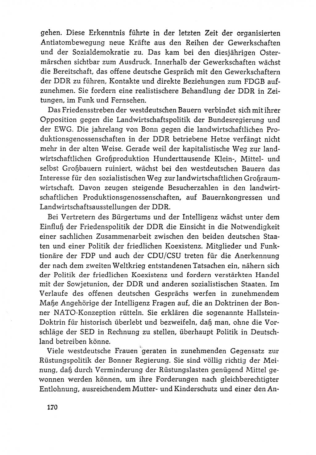 Dokumente der Sozialistischen Einheitspartei Deutschlands (SED) [Deutsche Demokratische Republik (DDR)] 1964-1965, Seite 170 (Dok. SED DDR 1964-1965, S. 170)