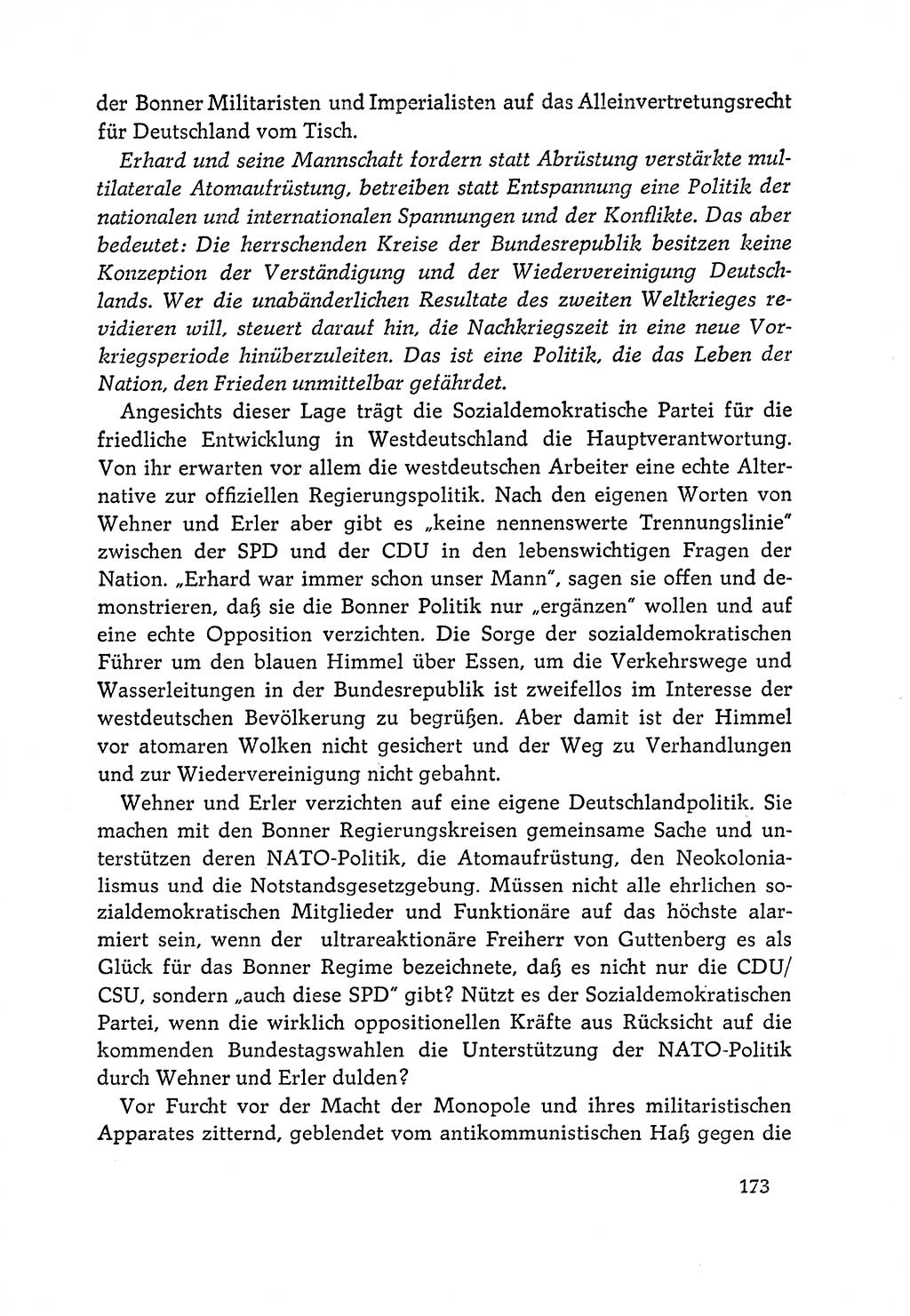 Dokumente der Sozialistischen Einheitspartei Deutschlands (SED) [Deutsche Demokratische Republik (DDR)] 1964-1965, Seite 173 (Dok. SED DDR 1964-1965, S. 173)