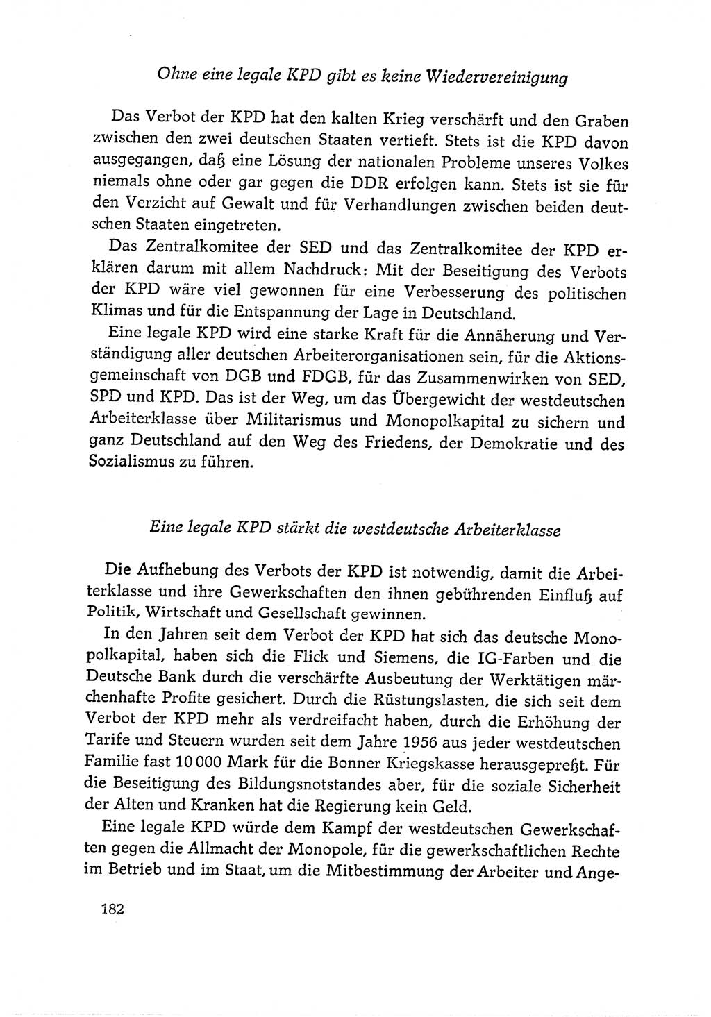 Dokumente der Sozialistischen Einheitspartei Deutschlands (SED) [Deutsche Demokratische Republik (DDR)] 1964-1965, Seite 182 (Dok. SED DDR 1964-1965, S. 182)