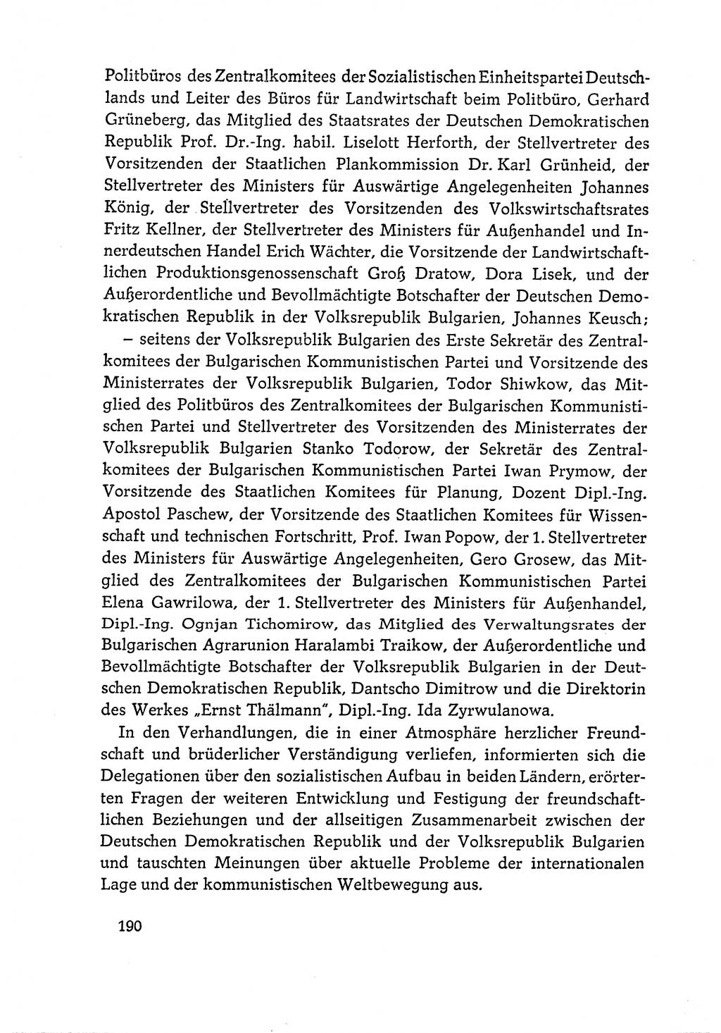 Dokumente der Sozialistischen Einheitspartei Deutschlands (SED) [Deutsche Demokratische Republik (DDR)] 1964-1965, Seite 190 (Dok. SED DDR 1964-1965, S. 190)