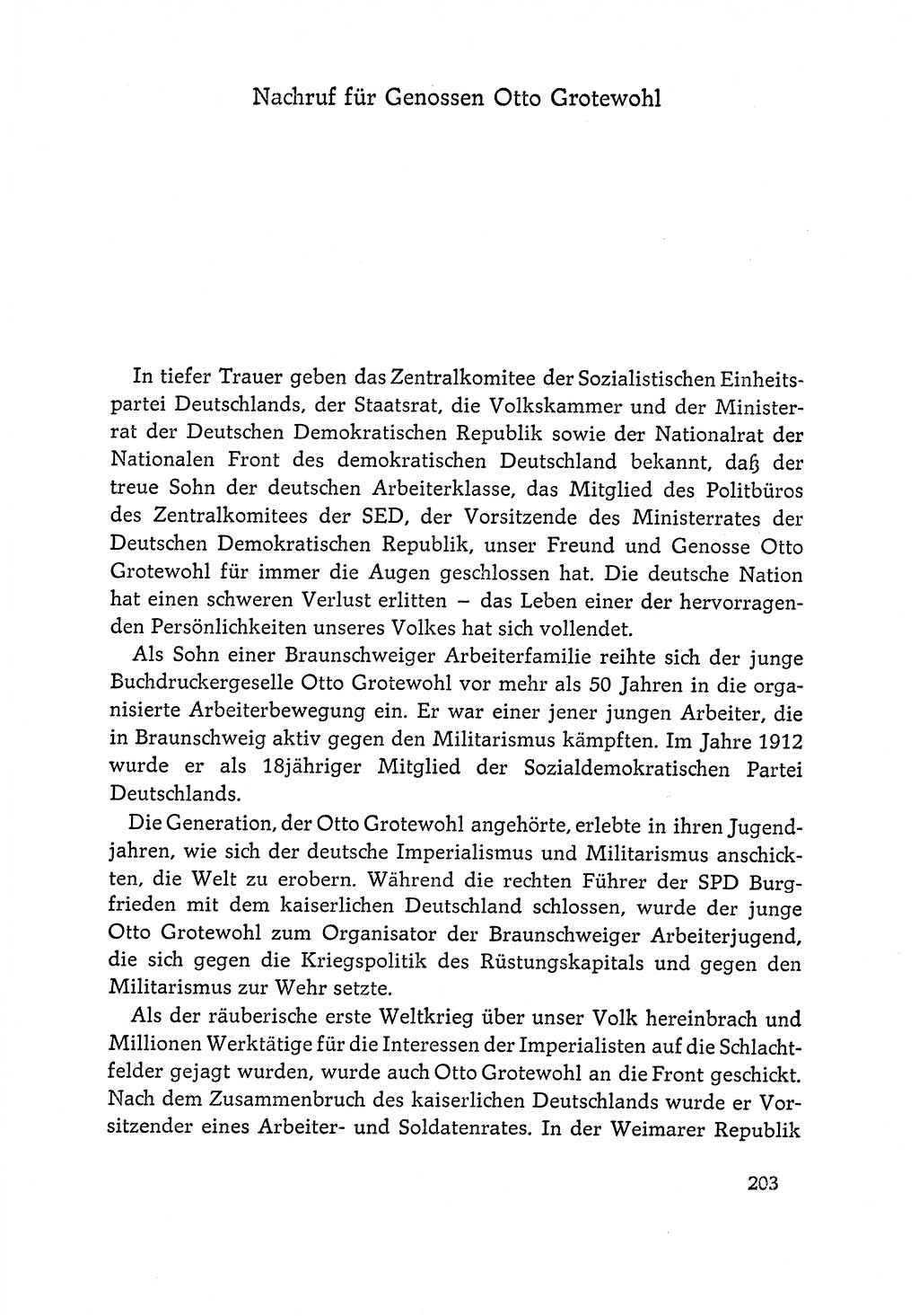 Dokumente der Sozialistischen Einheitspartei Deutschlands (SED) [Deutsche Demokratische Republik (DDR)] 1964-1965, Seite 203 (Dok. SED DDR 1964-1965, S. 203)