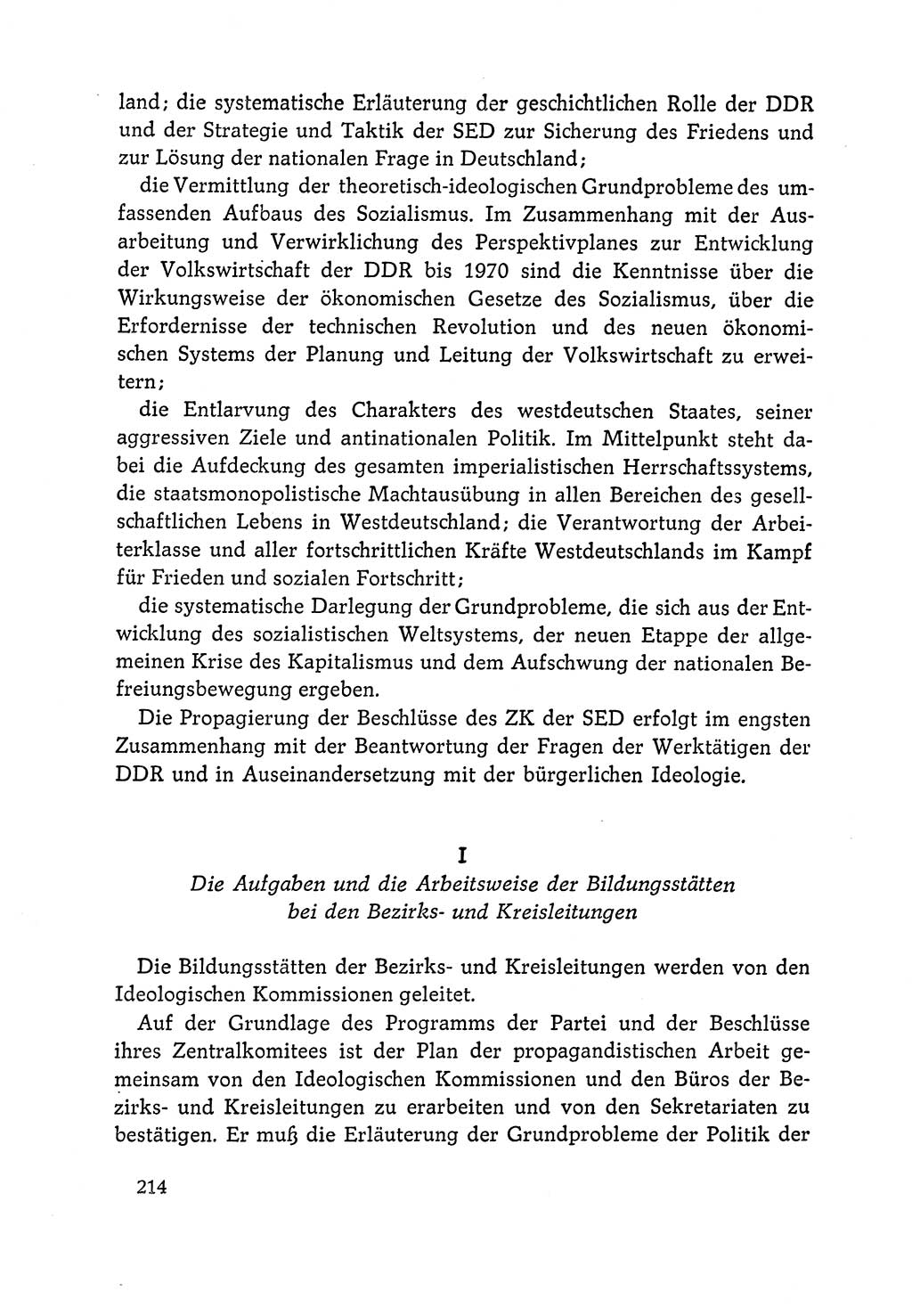 Dokumente der Sozialistischen Einheitspartei Deutschlands (SED) [Deutsche Demokratische Republik (DDR)] 1964-1965, Seite 214 (Dok. SED DDR 1964-1965, S. 214)