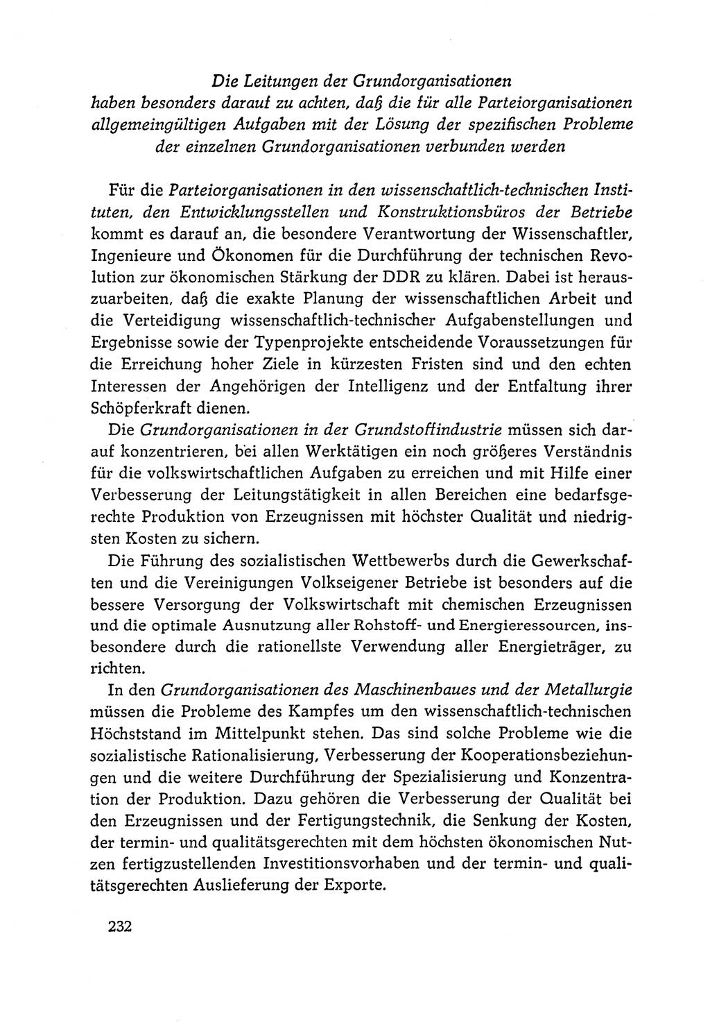 Dokumente der Sozialistischen Einheitspartei Deutschlands (SED) [Deutsche Demokratische Republik (DDR)] 1964-1965, Seite 232 (Dok. SED DDR 1964-1965, S. 232)