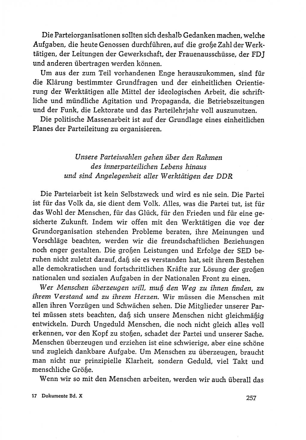 Dokumente der Sozialistischen Einheitspartei Deutschlands (SED) [Deutsche Demokratische Republik (DDR)] 1964-1965, Seite 257 (Dok. SED DDR 1964-1965, S. 257)