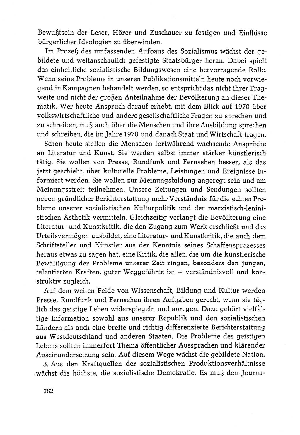 Dokumente der Sozialistischen Einheitspartei Deutschlands (SED) [Deutsche Demokratische Republik (DDR)] 1964-1965, Seite 282 (Dok. SED DDR 1964-1965, S. 282)