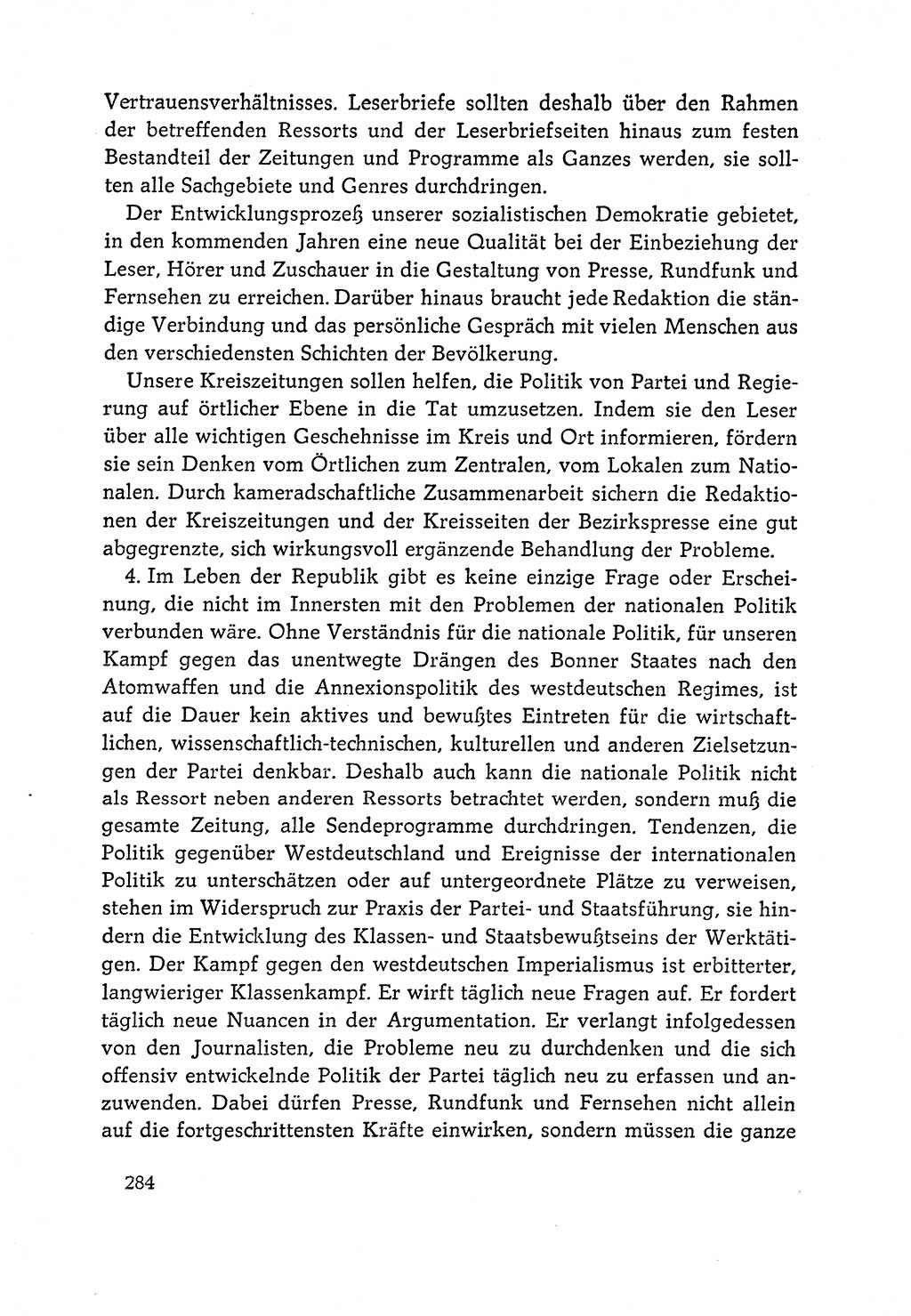 Dokumente der Sozialistischen Einheitspartei Deutschlands (SED) [Deutsche Demokratische Republik (DDR)] 1964-1965, Seite 284 (Dok. SED DDR 1964-1965, S. 284)