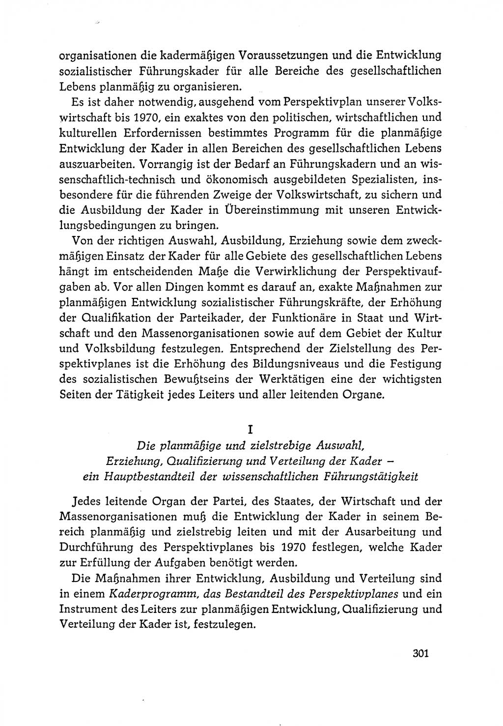 Dokumente der Sozialistischen Einheitspartei Deutschlands (SED) [Deutsche Demokratische Republik (DDR)] 1964-1965, Seite 301 (Dok. SED DDR 1964-1965, S. 301)