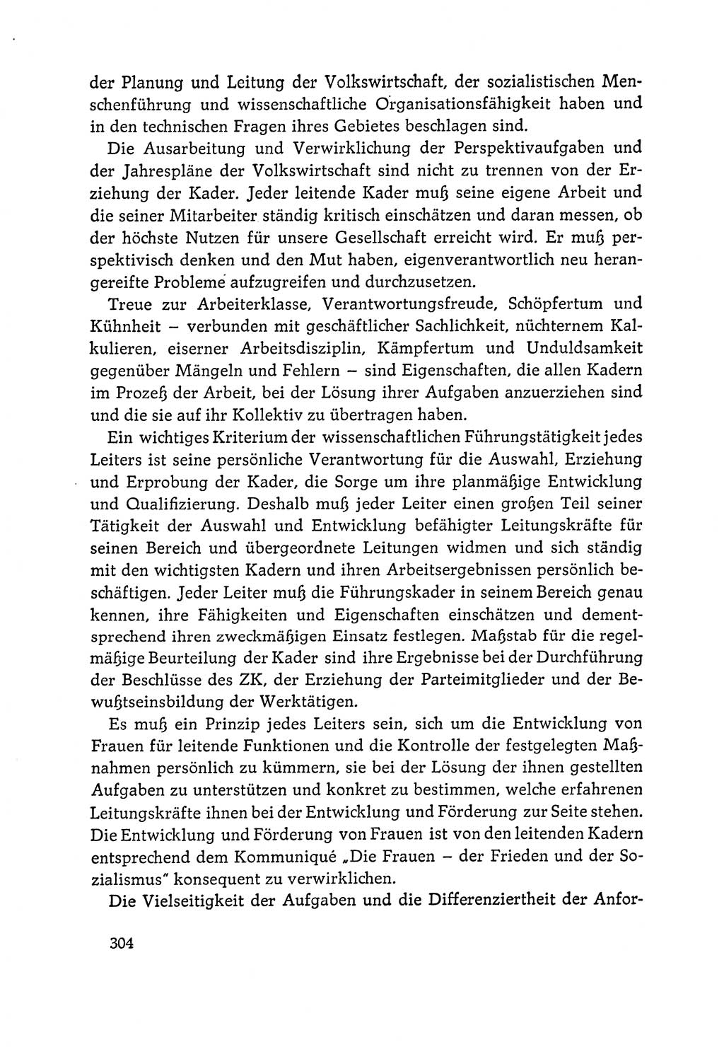 Dokumente der Sozialistischen Einheitspartei Deutschlands (SED) [Deutsche Demokratische Republik (DDR)] 1964-1965, Seite 304 (Dok. SED DDR 1964-1965, S. 304)