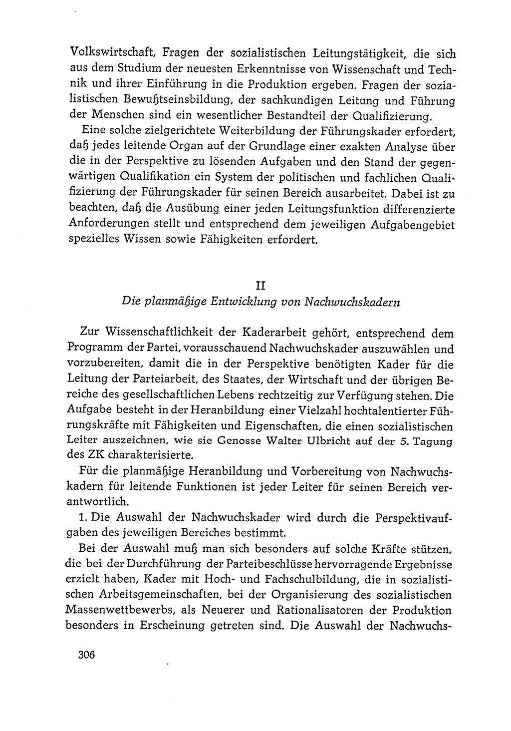 Dokumente der Sozialistischen Einheitspartei Deutschlands (SED) [Deutsche Demokratische Republik (DDR)] 1964-1965, Seite 306 (Dok. SED DDR 1964-1965, S. 306)
