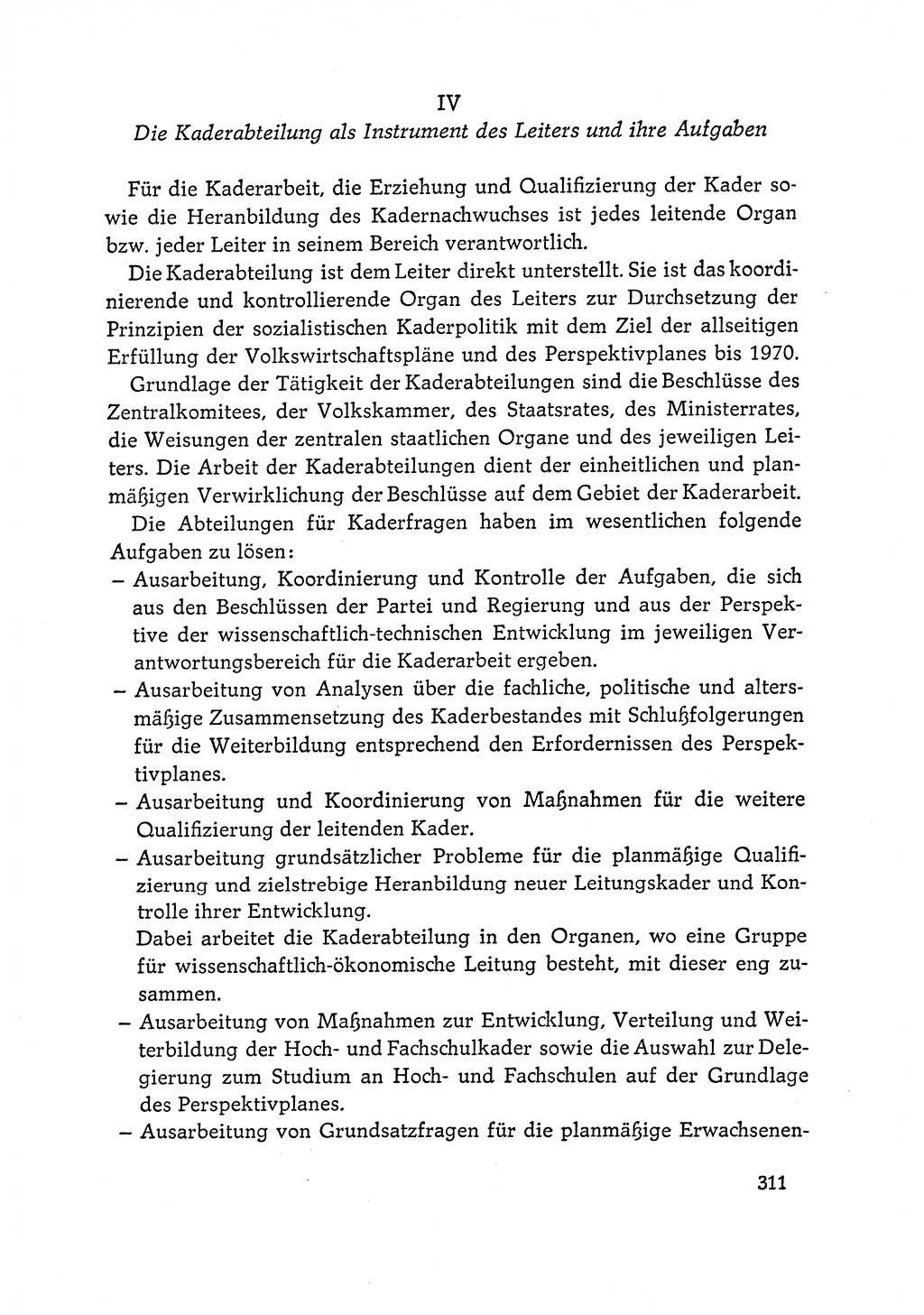 Dokumente der Sozialistischen Einheitspartei Deutschlands (SED) [Deutsche Demokratische Republik (DDR)] 1964-1965, Seite 311 (Dok. SED DDR 1964-1965, S. 311)