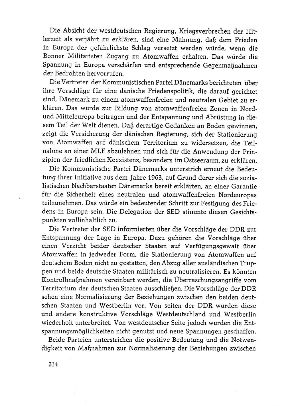 Dokumente der Sozialistischen Einheitspartei Deutschlands (SED) [Deutsche Demokratische Republik (DDR)] 1964-1965, Seite 314 (Dok. SED DDR 1964-1965, S. 314)