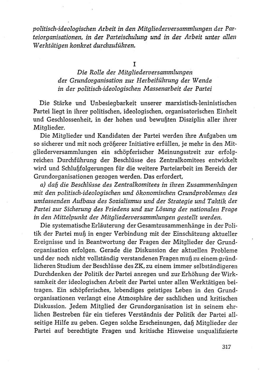 Dokumente der Sozialistischen Einheitspartei Deutschlands (SED) [Deutsche Demokratische Republik (DDR)] 1964-1965, Seite 317 (Dok. SED DDR 1964-1965, S. 317)
