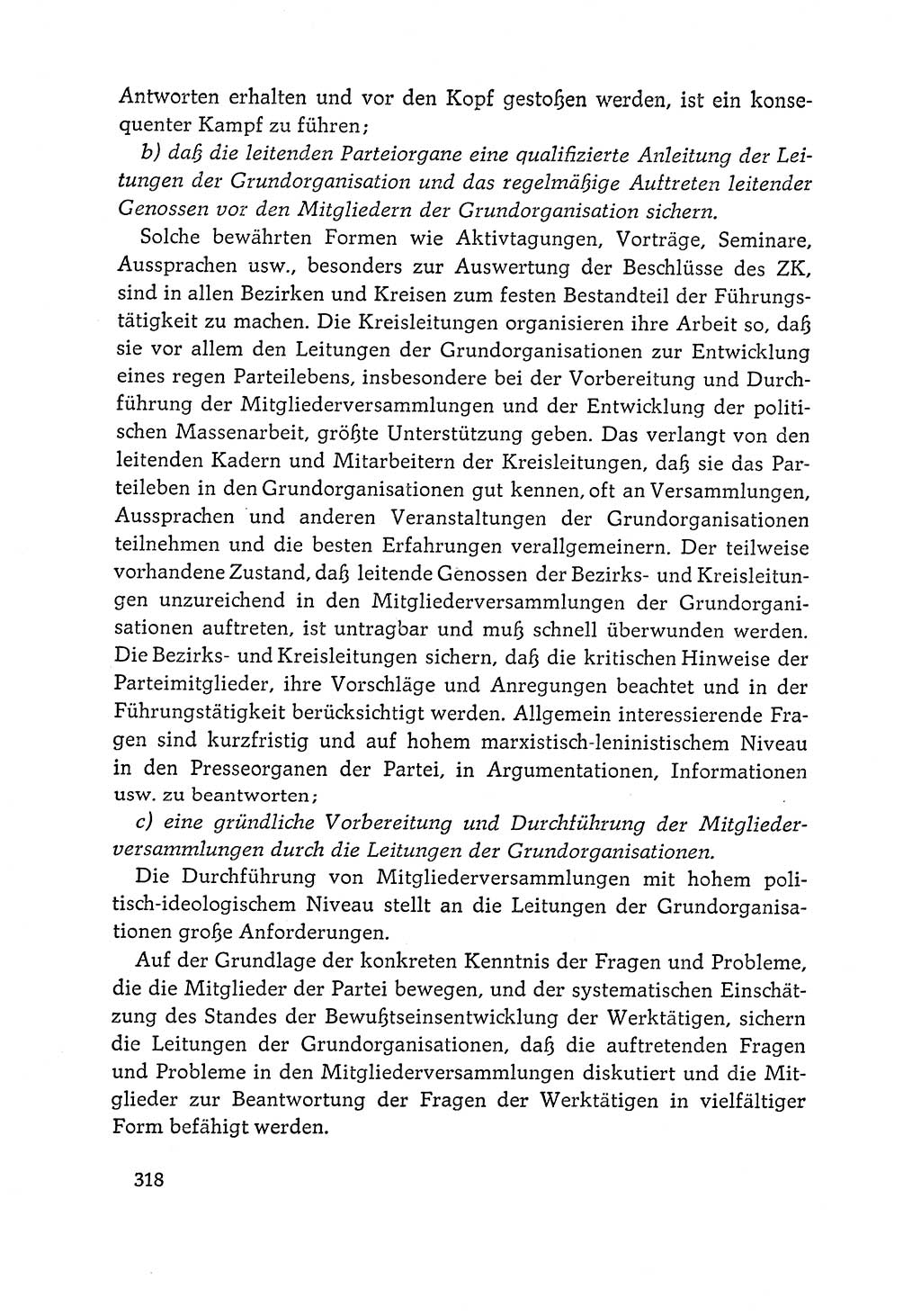 Dokumente der Sozialistischen Einheitspartei Deutschlands (SED) [Deutsche Demokratische Republik (DDR)] 1964-1965, Seite 318 (Dok. SED DDR 1964-1965, S. 318)