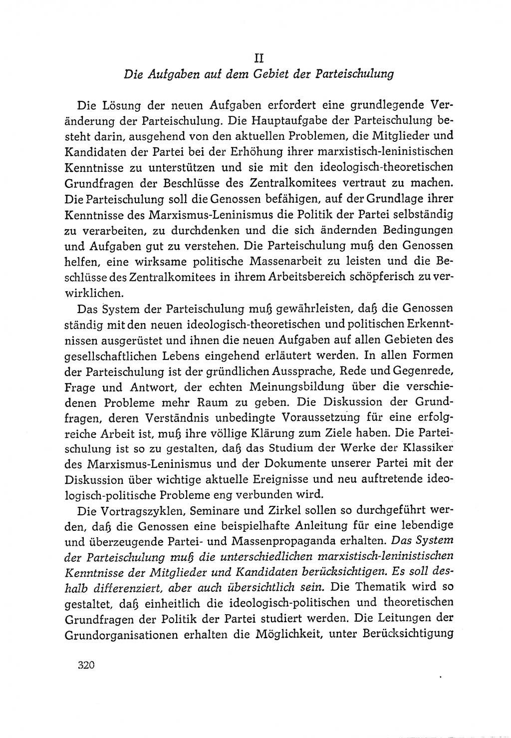 Dokumente der Sozialistischen Einheitspartei Deutschlands (SED) [Deutsche Demokratische Republik (DDR)] 1964-1965, Seite 320 (Dok. SED DDR 1964-1965, S. 320)