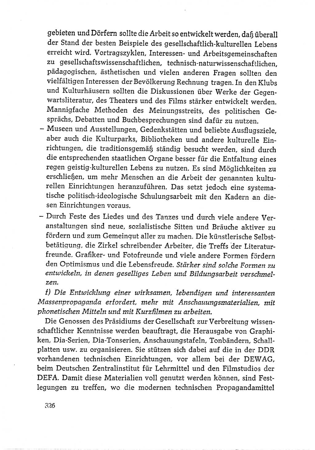 Dokumente der Sozialistischen Einheitspartei Deutschlands (SED) [Deutsche Demokratische Republik (DDR)] 1964-1965, Seite 326 (Dok. SED DDR 1964-1965, S. 326)