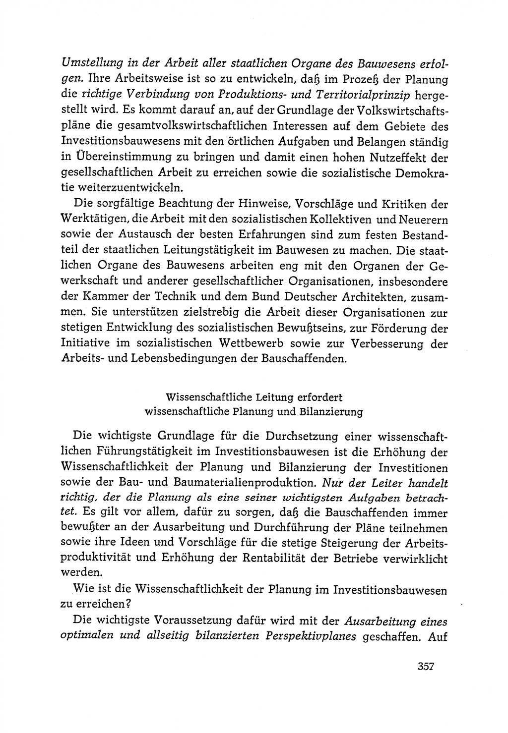 Dokumente der Sozialistischen Einheitspartei Deutschlands (SED) [Deutsche Demokratische Republik (DDR)] 1964-1965, Seite 357 (Dok. SED DDR 1964-1965, S. 357)