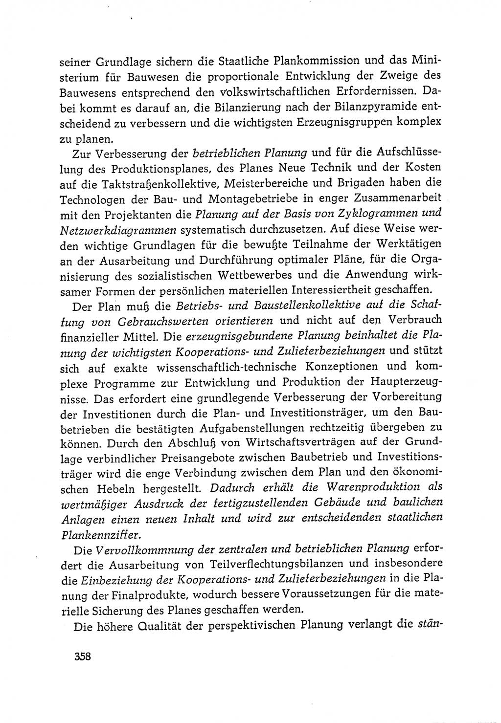 Dokumente der Sozialistischen Einheitspartei Deutschlands (SED) [Deutsche Demokratische Republik (DDR)] 1964-1965, Seite 358 (Dok. SED DDR 1964-1965, S. 358)
