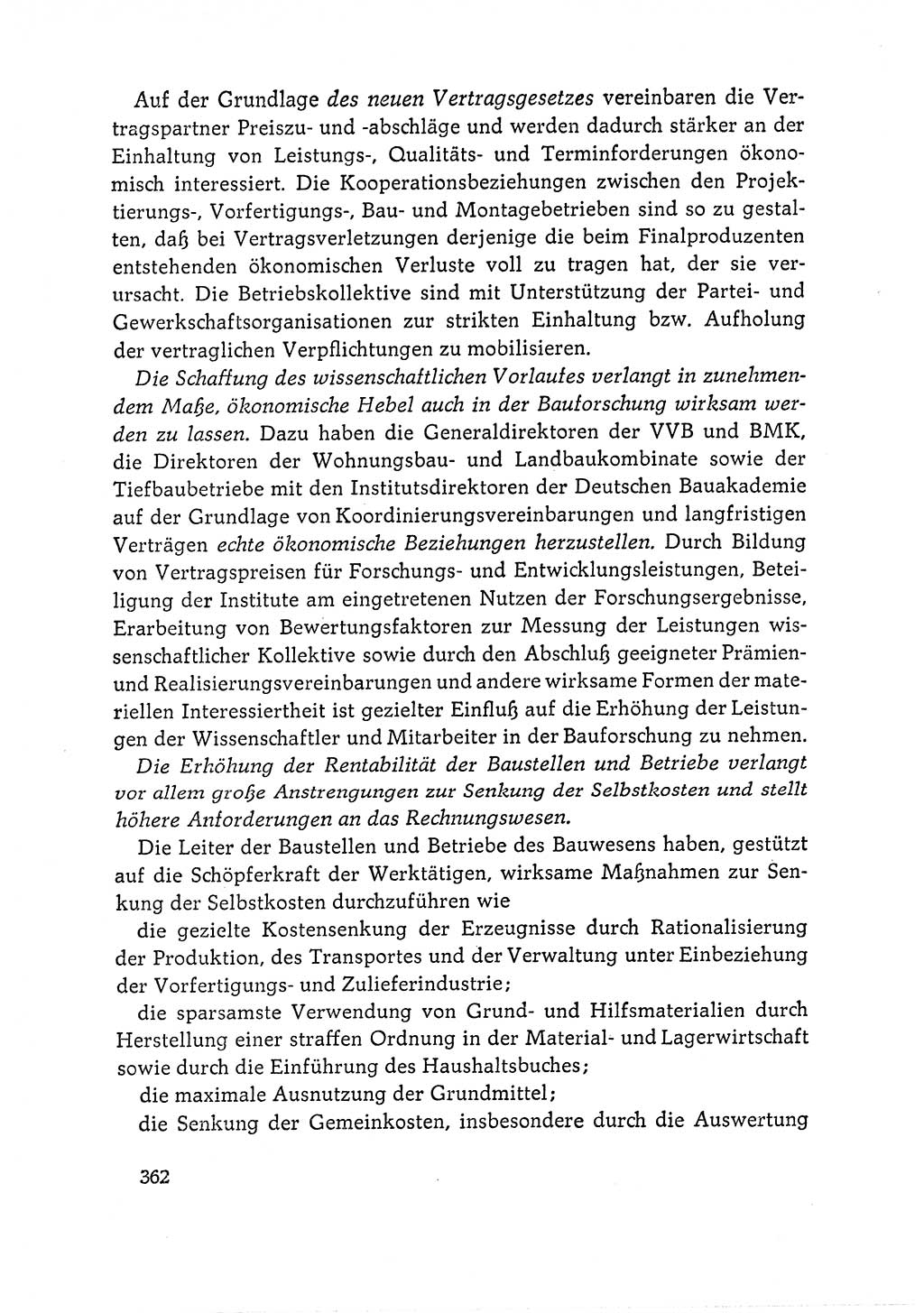 Dokumente der Sozialistischen Einheitspartei Deutschlands (SED) [Deutsche Demokratische Republik (DDR)] 1964-1965, Seite 362 (Dok. SED DDR 1964-1965, S. 362)