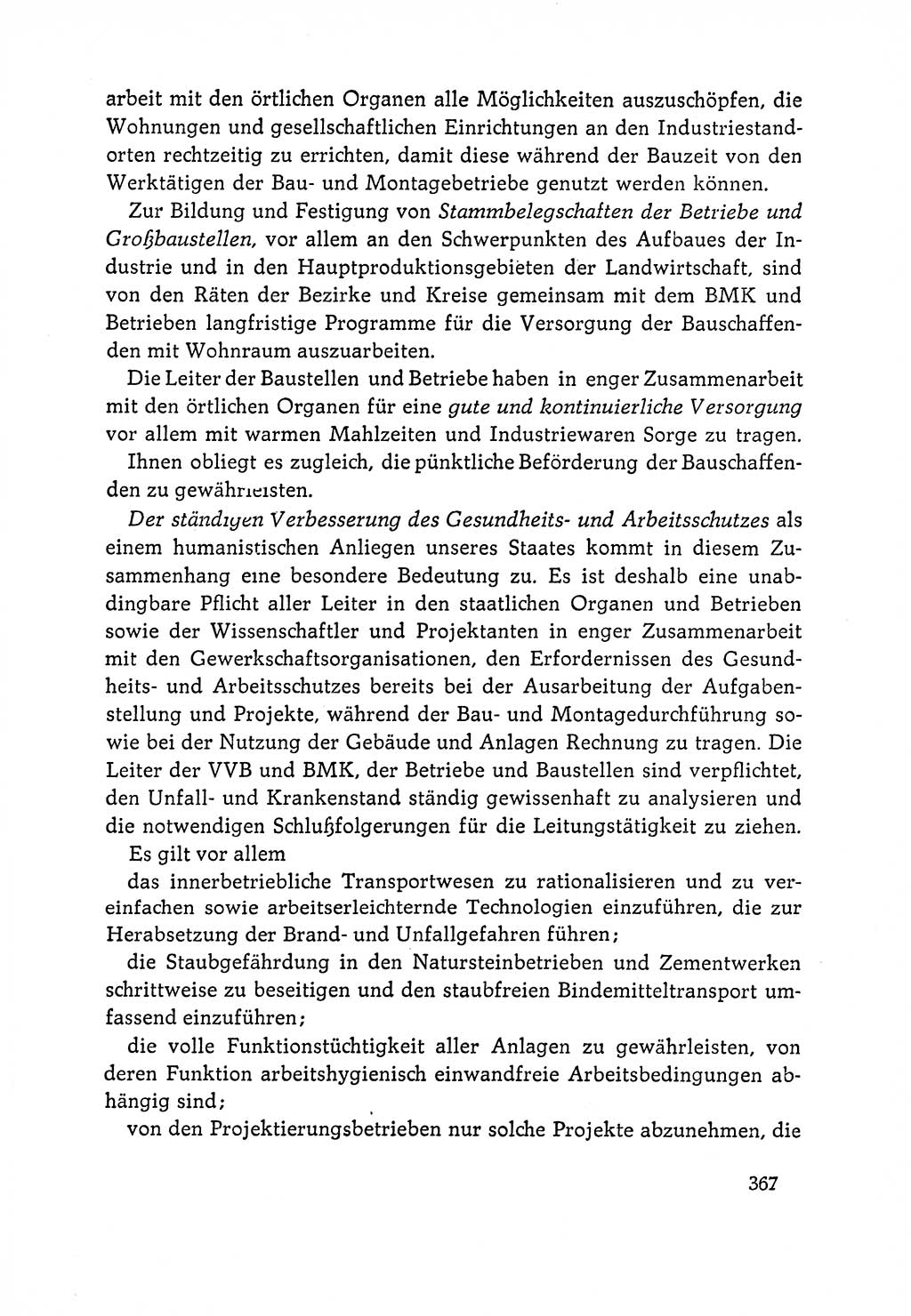 Dokumente der Sozialistischen Einheitspartei Deutschlands (SED) [Deutsche Demokratische Republik (DDR)] 1964-1965, Seite 367 (Dok. SED DDR 1964-1965, S. 367)