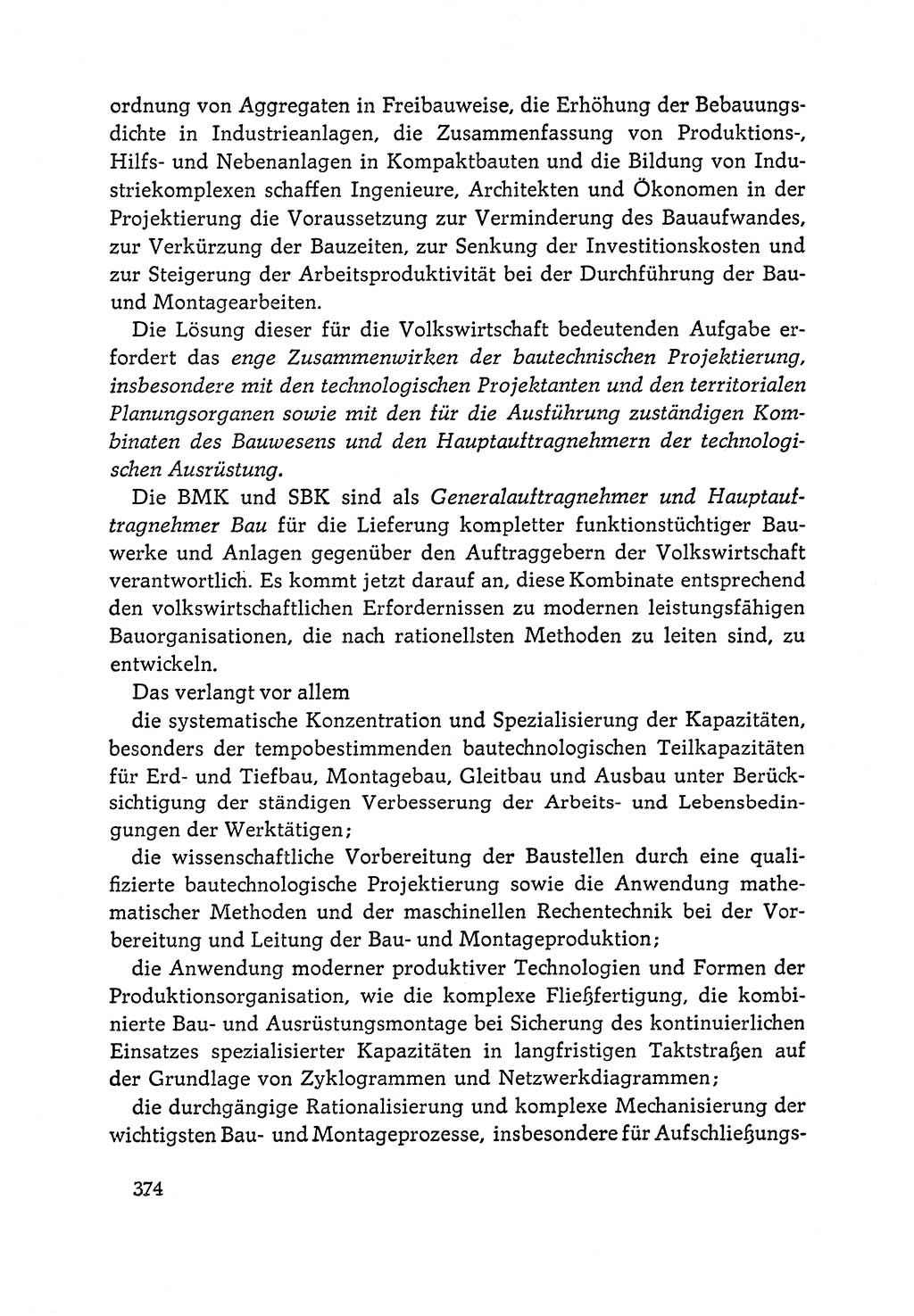 Dokumente der Sozialistischen Einheitspartei Deutschlands (SED) [Deutsche Demokratische Republik (DDR)] 1964-1965, Seite 374 (Dok. SED DDR 1964-1965, S. 374)